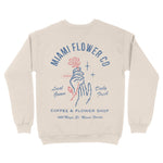Miami Crewneck in Natural - back view