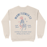 Miami Crewneck in Natural - back view