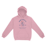 Miami Flower Mom Hoodie Light Pink front