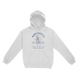 Miami Flower Mom Hoodie White front
