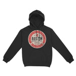 Austin Hoodie in Black - front view
