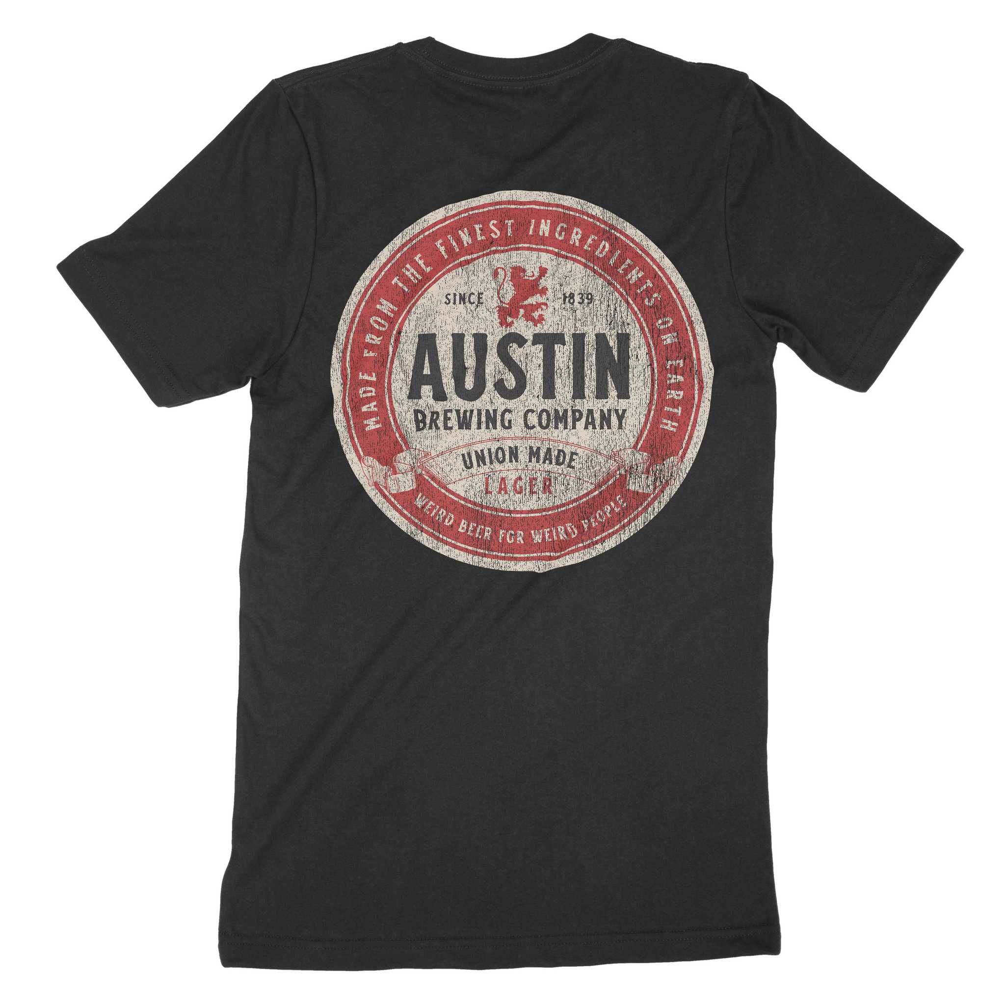 Austin Lager T-Shirt Black back