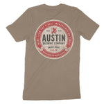 Austin Lager T-Shirt Vintage Brown back