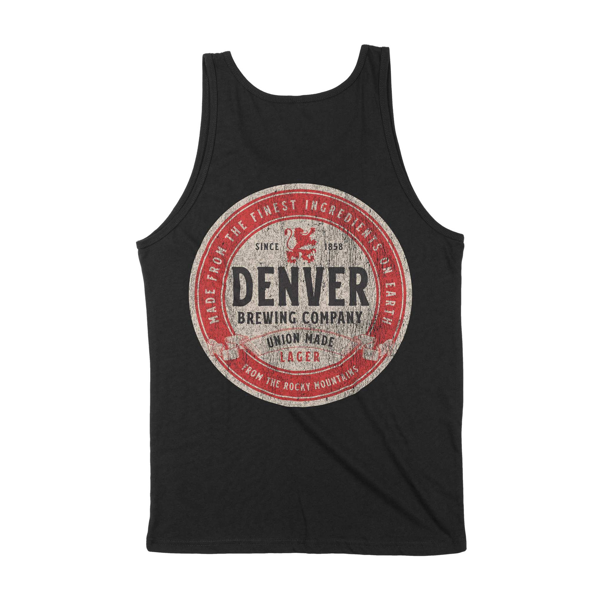 Denver Lager Tank Top Black back