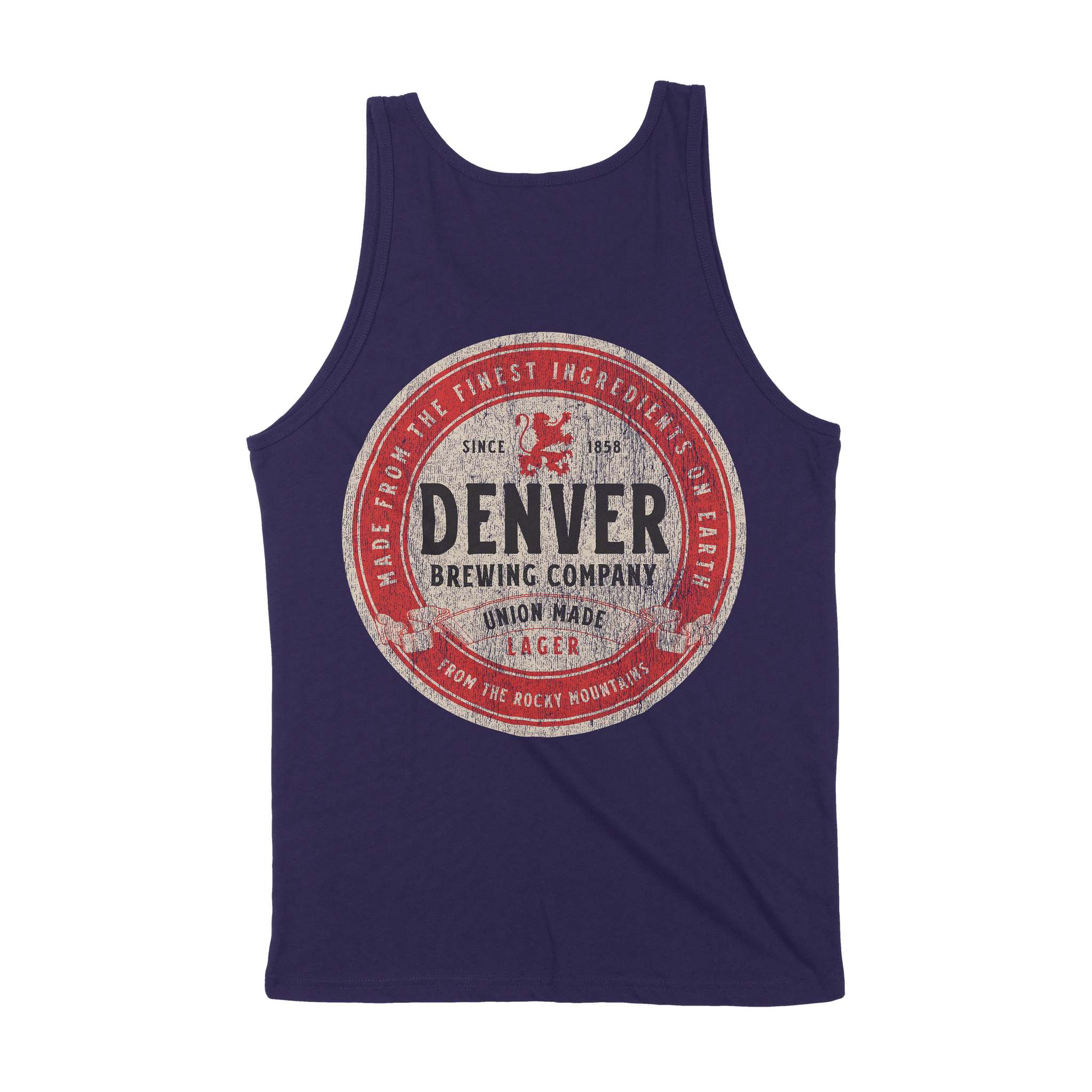 Denver Lager Tank Top Navy back