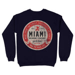 Miami Lager Crewneck Navy back