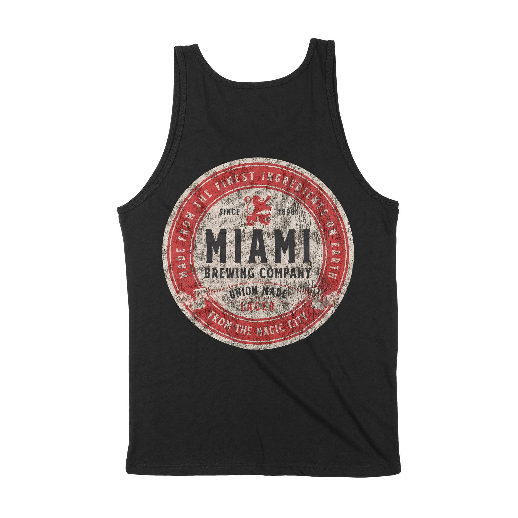 Miami Lager Tank Top Black back