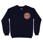 New York Lager Crewneck Navy front