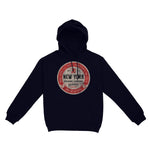 New York Lager Hoodie Navy front