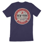 New York Lager T-Shirt Navy back