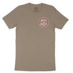 New York Lager T-Shirt Vintage_Brown front