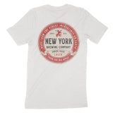 New York Lager T-Shirt Vintage_White back