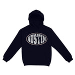 Austin Streetwear Hoodie Navy front