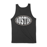 Austin Tank Top in Black - back view