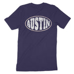 Austin Streetwear T-Shirt Navy back