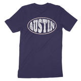 Austin Streetwear T-Shirt Navy back