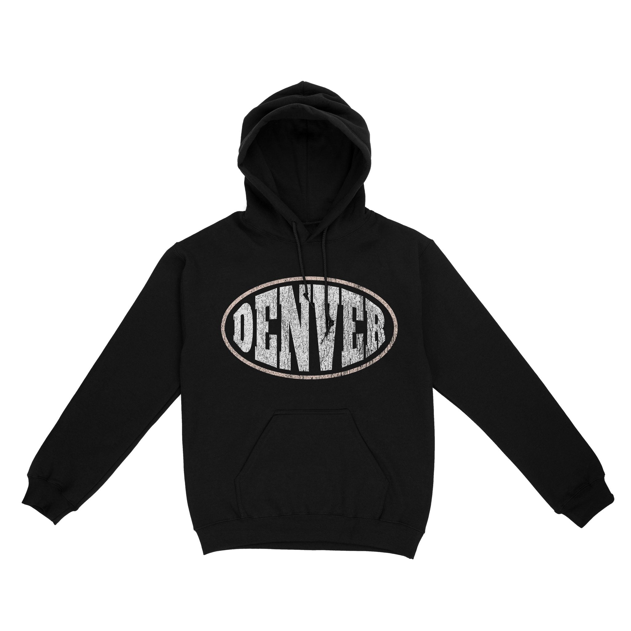 Denver Streetwear Hoodie Black front