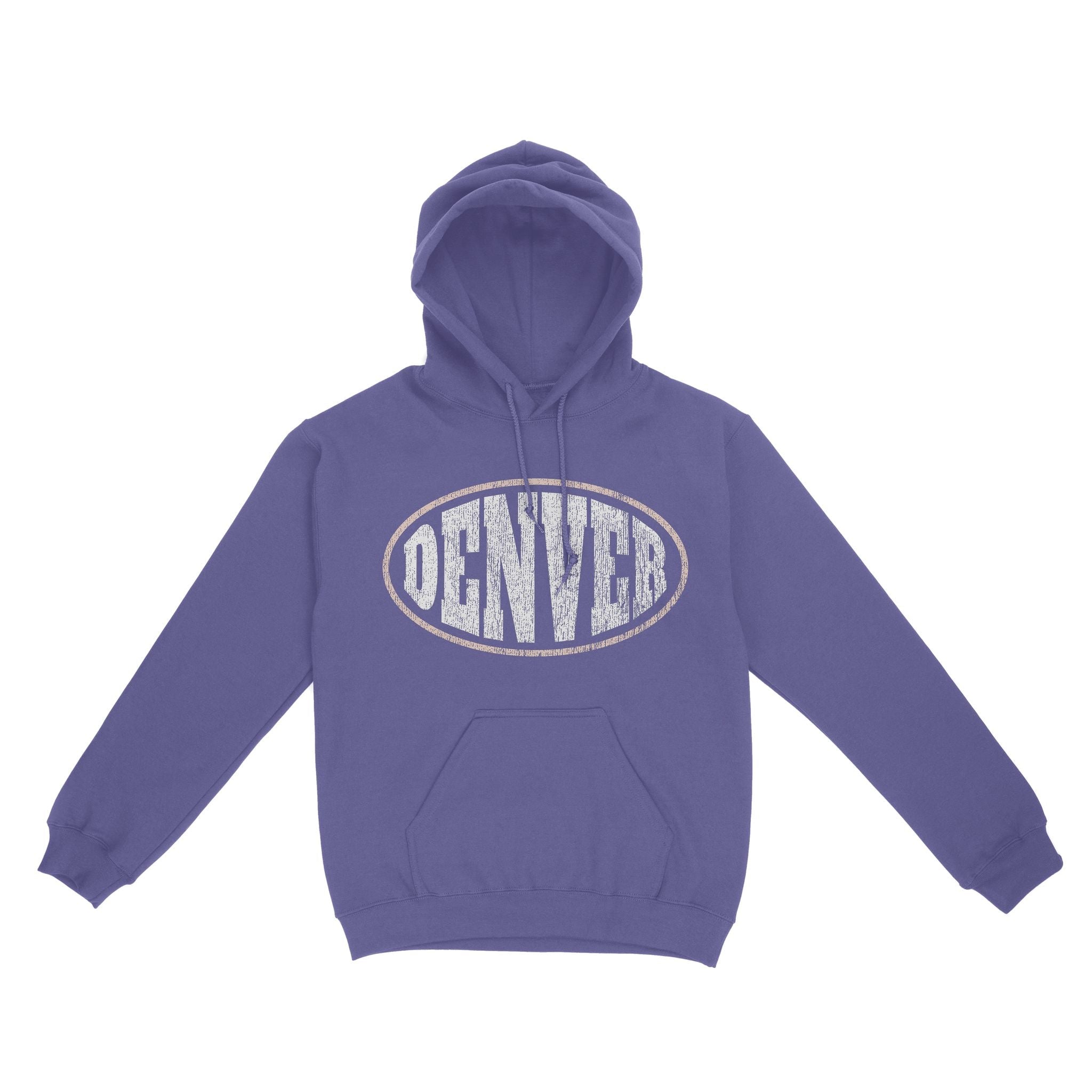 Denver Streetwear Hoodie Violet front