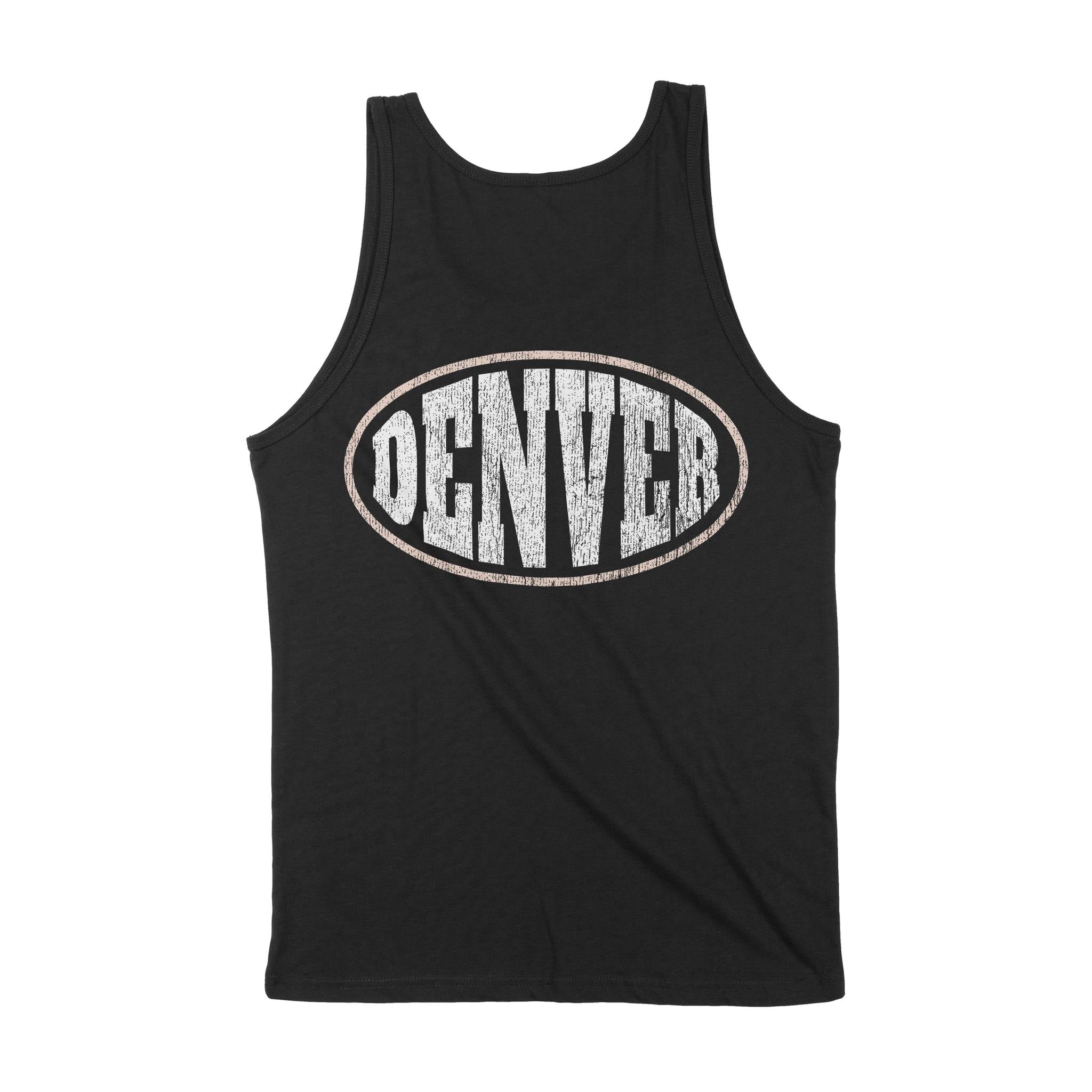 Denver Streetwear Tank Top Black back