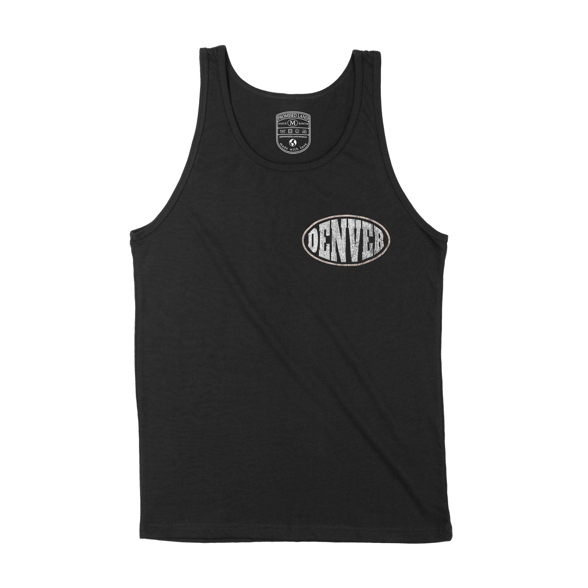 Denver Streetwear Tank Top Black front