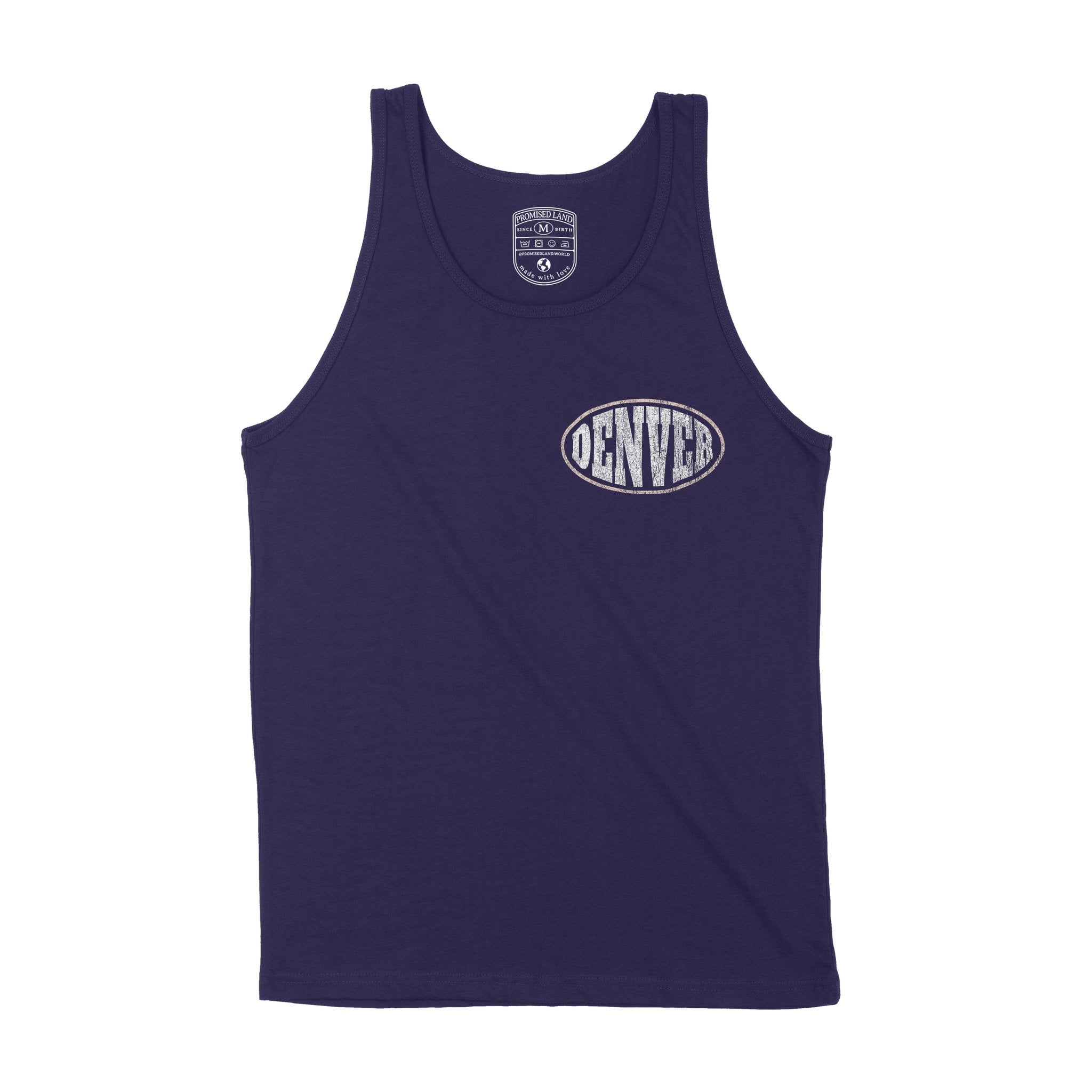Denver Streetwear Tank Top Navy front