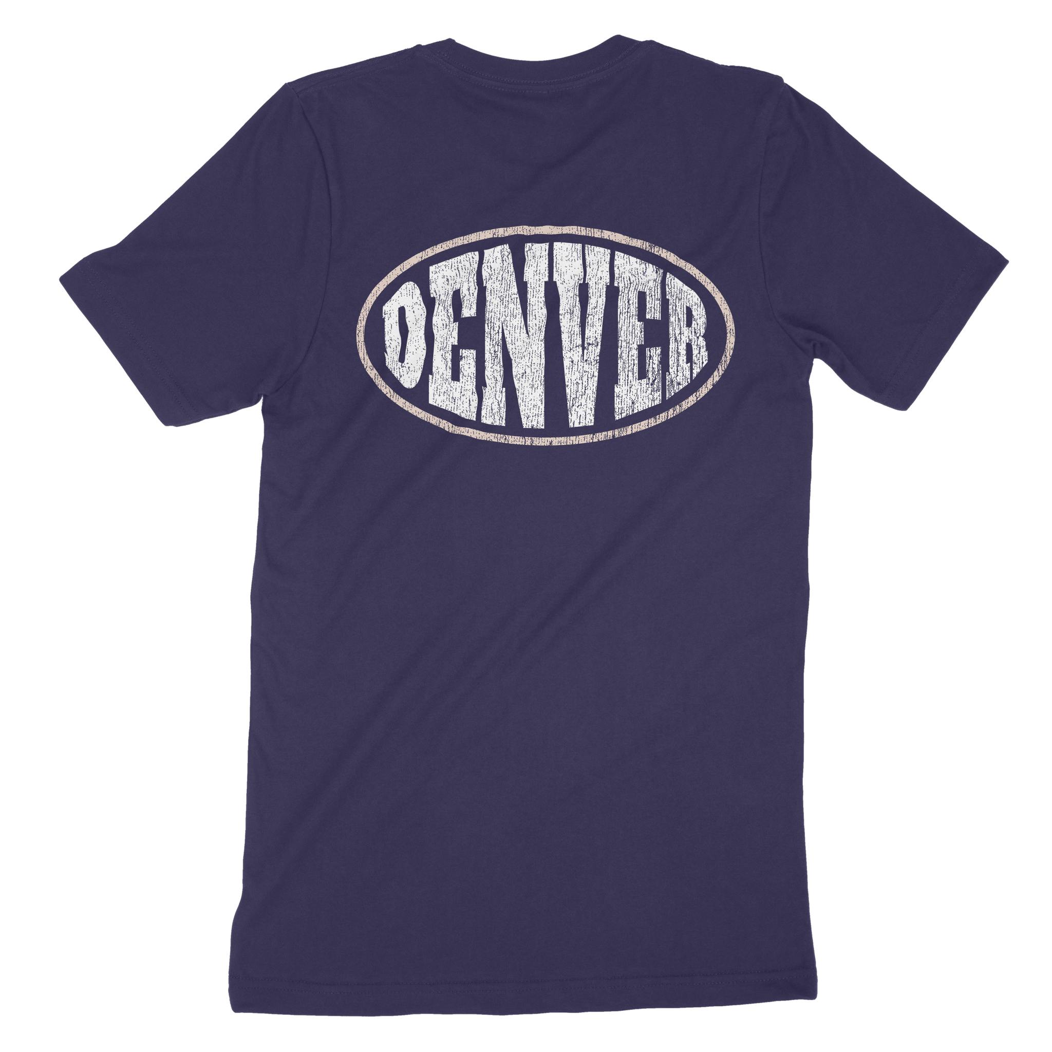 Denver Streetwear T-Shirt Navy back