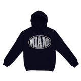 Miami Streetwear Hoodie Navy front