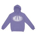Miami Hoodie in Violet - front view