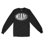 Miami Longsleeve in Black - front view