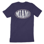 Miami Streetwear T-Shirt Navy back