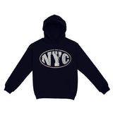 New York Streetwear Hoodie Navy front