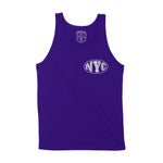 New York Streetwear Tank Top Team_Purple front