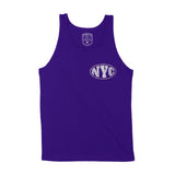 New York Streetwear Tank Top Team_Purple front