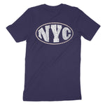 New York Streetwear T-Shirt Navy back