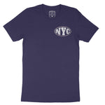 New York Streetwear T-Shirt Navy front