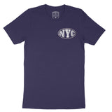 New York Streetwear T-Shirt Navy front