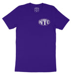 New York Streetwear T-Shirt Team_Purple front