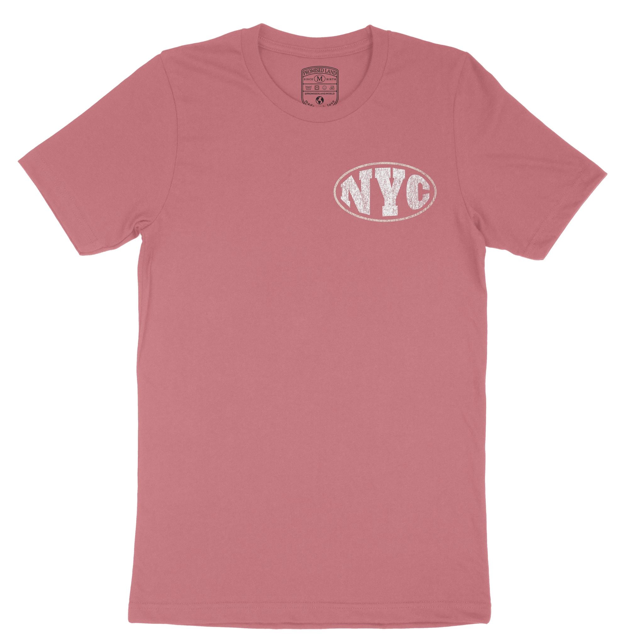 New York Streetwear T-Shirt Vintage_Red front