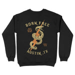 Austin Snake Bolt Crewneck Black back