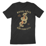 New York Snake Bolt T-Shirt Black back
