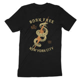 New York Snake Bolt T-Shirt Vintage_Black back