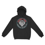 Asbury Park Cobra Kid Hoodie in Black - front view