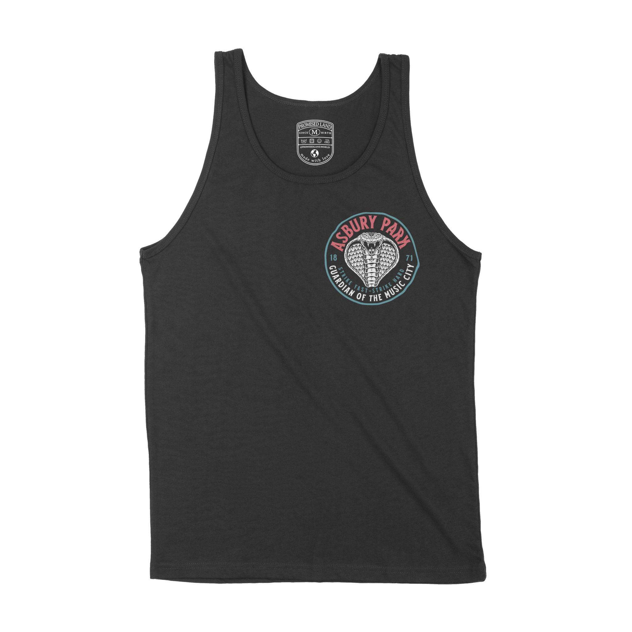 Asbury Park Cobra Kid Tank Top in Black - front view