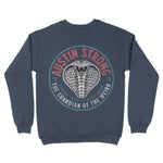 Austin Cobra Kid Crewneck Heather Dark Navy back