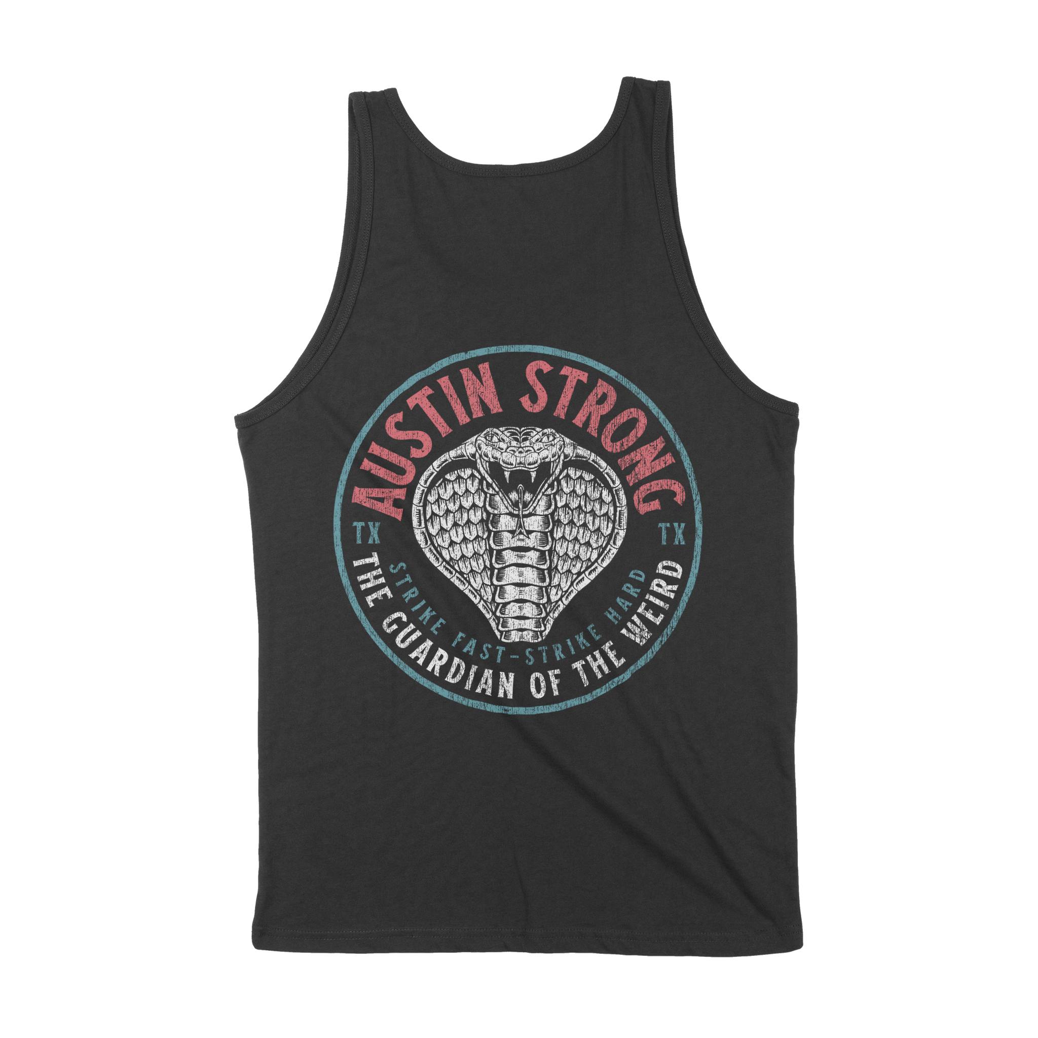 Austin Tank Top in Black - back view