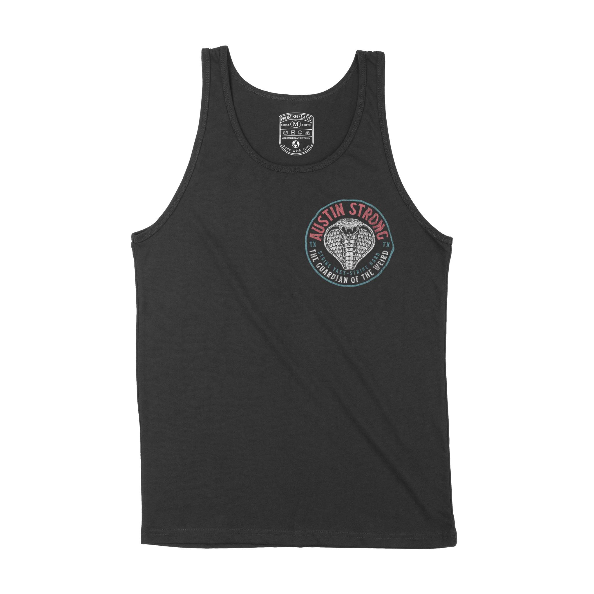 Austin Tank Top in Black - front view