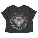Denver Cobra Kid Cropped Tee Black front
