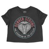 Denver Cobra Kid Cropped Tee Black front