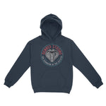 Denver Cobra Kid Hoodie Heather Dark Navy front