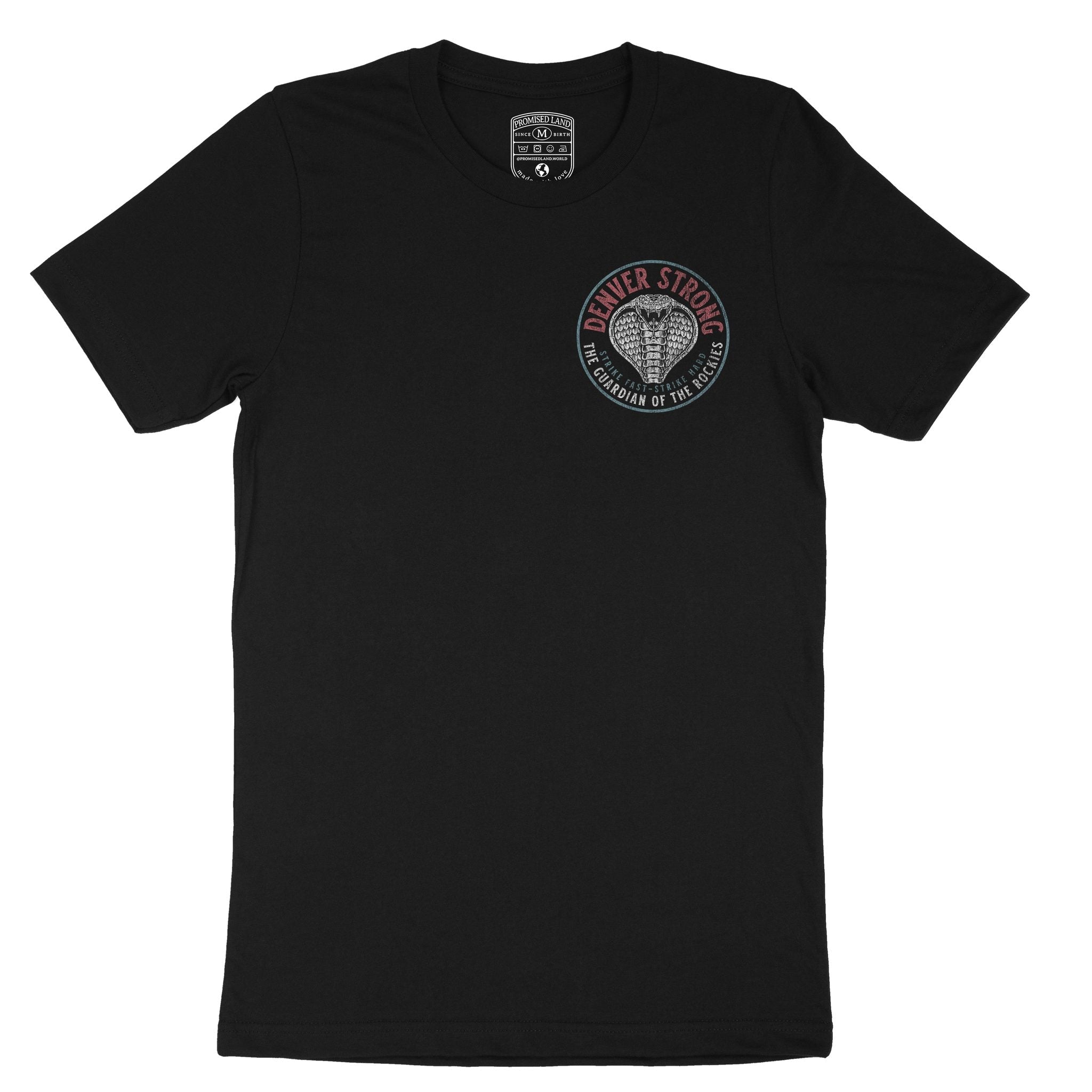 Denver Cobra Kid T-Shirt Vintage Black front